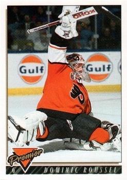 #335 Dominic Roussel - Philadelphia Flyers - 1993-94 Topps Premier Hockey