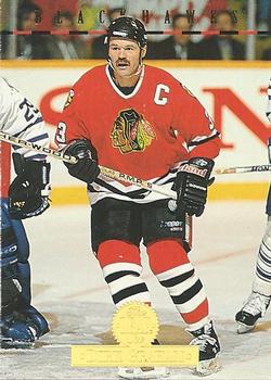 #335 Dirk Graham - Chicago Blackhawks - 1994-95 Leaf Hockey