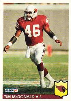 #335 Tim McDonald - Phoenix Cardinals - 1992 Fleer Football