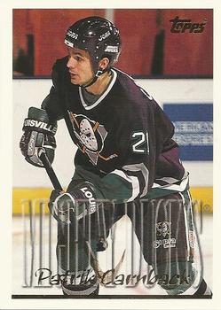 #335 Patrik Carnback - Anaheim Mighty Ducks - 1995-96 Topps Hockey