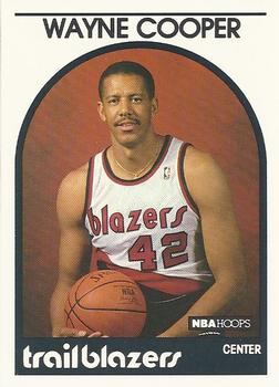#335 Wayne Cooper - Portland Trail Blazers - 1989-90 Hoops Basketball