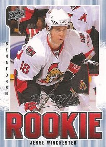 #335 Jesse Winchester - Ottawa Senators - 2008-09 Upper Deck MVP Hockey