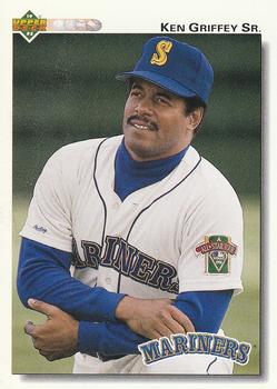 #335 Ken Griffey Sr. - Seattle Mariners - 1992 Upper Deck Baseball