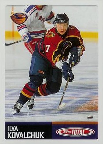 #335 Ilya Kovalchuk - Atlanta Thrashers - 2002-03 Topps Total Hockey