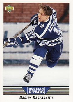 #335 Darius Kasparaitis - Dynamo Moscow - 1992-93 Upper Deck Hockey