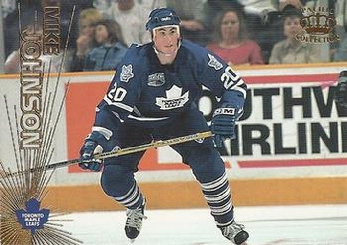 #335 Mike Johnson - Toronto Maple Leafs - 1997-98 Pacific Crown Hockey