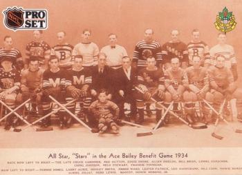 #335 Ace Bailey Benefit Game - 1991-92 Pro Set Hockey