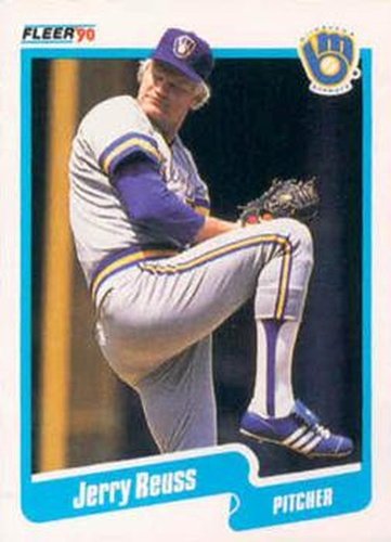 #335 Jerry Reuss - Milwaukee Brewers - 1990 Fleer USA Baseball