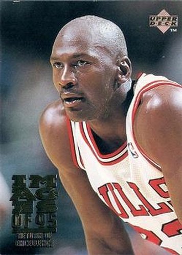 #335 Michael Jordan - Chicago Bulls - 1995-96 Upper Deck Basketball