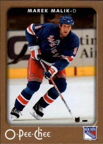 #335 Marek Malik - New York Rangers - 2006-07 O-Pee-Chee Hockey
