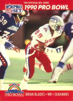 #335 Brian Blades - Seattle Seahawks - 1990 Pro Set Football