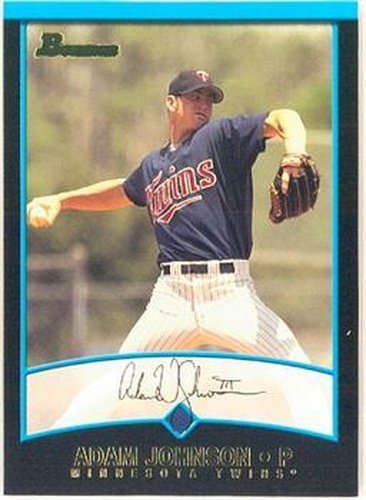 #335 Adam Johnson - Minnesota Twins - 2001 Bowman Baseball