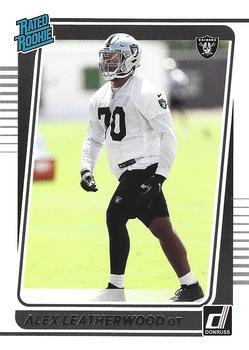 #335 Alex Leatherwood - Las Vegas Raiders - 2021 Donruss Football