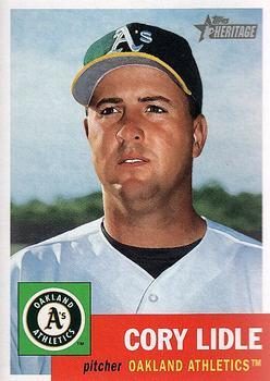 #335 Cory Lidle - Oakland Athletics - 2002 Topps Heritage Baseball