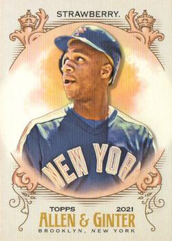 #335 Darryl Strawberry - New York Mets - 2021 Topps Allen & Ginter Baseball