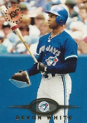#335 Devon White - Toronto Blue Jays - 1995 Stadium Club Baseball