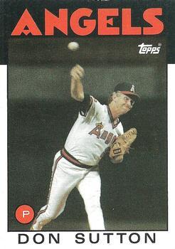 #335 Don Sutton - California Angels - 1986 Topps Baseball