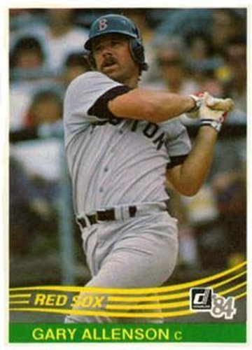 #335 Gary Allenson - Boston Red Sox - 1984 Donruss Baseball