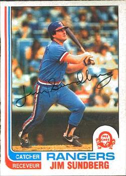 #335 Jim Sundberg - Texas Rangers - 1982 O-Pee-Chee Baseball