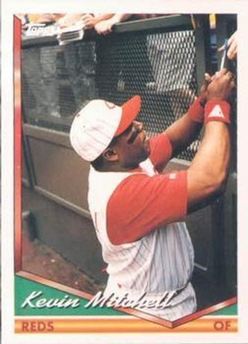 #335 Kevin Mitchell - Cincinnati Reds - 1994 Topps Baseball