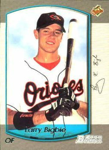 #335 Larry Bigbie - Baltimore Orioles - 2000 Bowman Baseball