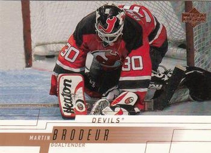 #335 Martin Brodeur - New Jersey Devils - 2000-01 Upper Deck Hockey