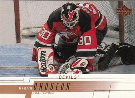 #335 Martin Brodeur - New Jersey Devils - 2000-01 Upper Deck Hockey