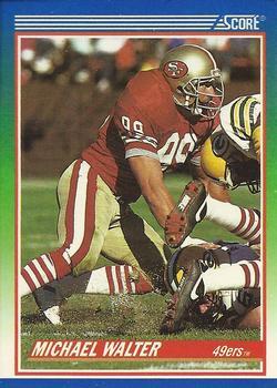 #335 Michael Walter - San Francisco 49ers - 1990 Score Football