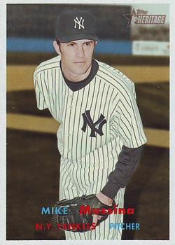 #335 Mike Mussina - New York Yankees - 2006 Topps Heritage Baseball