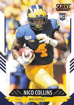 #335 Nico Collins - Michigan Wolverines - 2021 Score Football