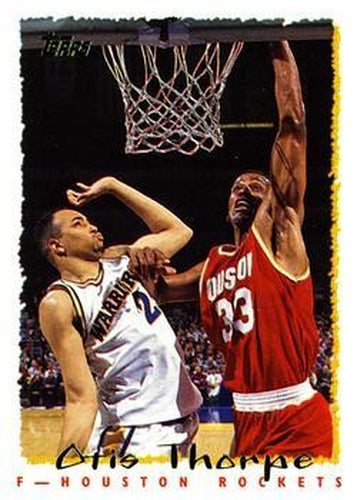#335 Otis Thorpe - Houston Rockets - 1994-95 Topps Basketball
