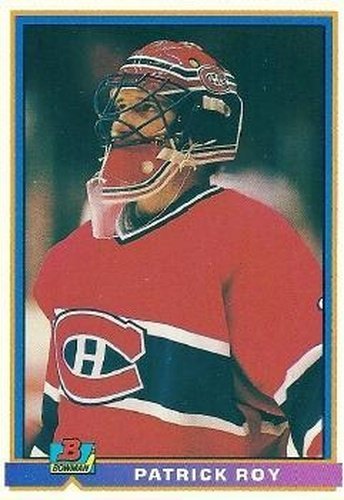 #335 Patrick Roy - Montreal Canadiens - 1991-92 Bowman Hockey