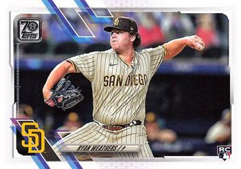 #335 Ryan Weathers - San Diego Padres - 2021 Topps Baseball