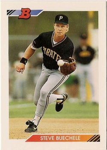 #335 Steve Buechele - Pittsburgh Pirates - 1992 Bowman Baseball