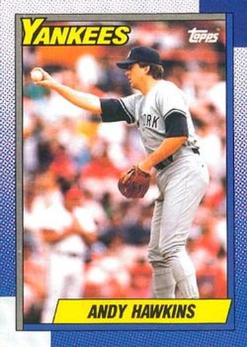 #335 Andy Hawkins - New York Yankees - 1990 O-Pee-Chee Baseball