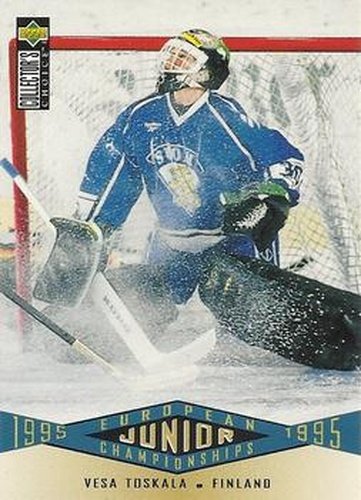 #335 Vesa Toskala - Finland - 1995-96 Collector's Choice Hockey