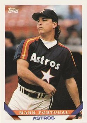 #335 Mark Portugal - Houston Astros - 1993 Topps Baseball