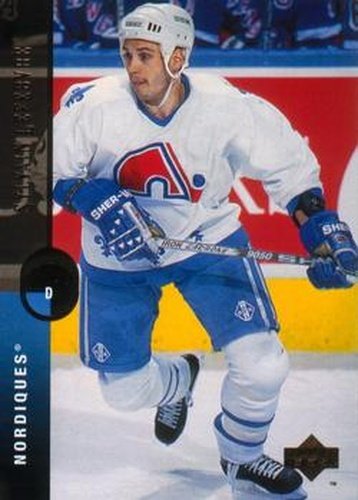 #335 Sylvain Lefebvre - Quebec Nordiques - 1994-95 Upper Deck Hockey