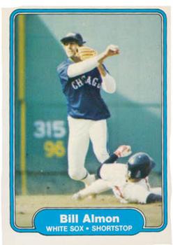 #335 Bill Almon - Chicago White Sox - 1982 Fleer Baseball