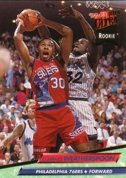 #335 Clarence Weatherspoon - Philadelphia 76ers - 1992-93 Ultra Basketball