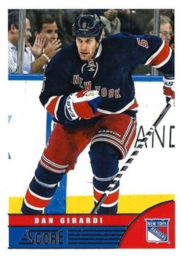 #335 Daniel Girardi - New York Rangers - 2013-14 Score Hockey