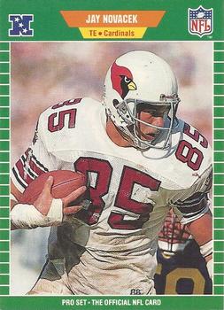 #335 Jay Novacek - Phoenix Cardinals - 1989 Pro Set Football