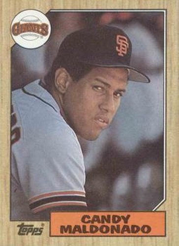 #335 Candy Maldonado - San Francisco Giants - 1987 Topps Baseball