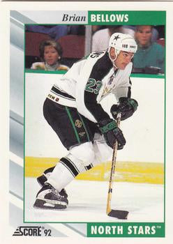 #335 Brian Bellows - Minnesota North Stars - 1992-93 Score USA Hockey