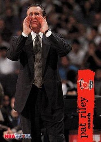 #335 Pat Riley - Miami Heat - 1995-96 Hoops Basketball