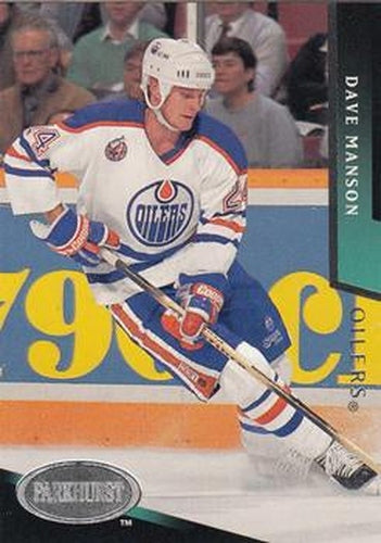 #335 Dave Manson - Edmonton Oilers - 1993-94 Parkhurst Hockey
