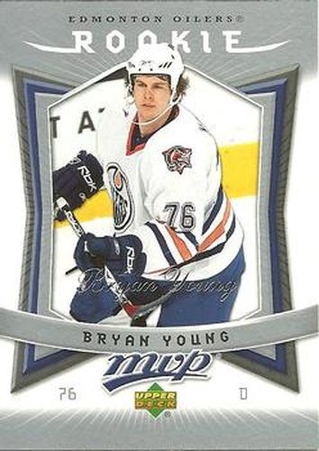 #336 Bryan Young - Edmonton Oilers - 2007-08 Upper Deck MVP Hockey