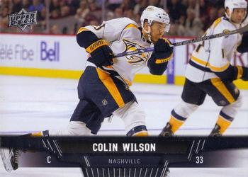 #336 Colin Wilson - Nashville Predators - 2013-14 Upper Deck Hockey