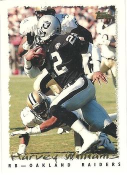 #336 Harvey Williams - Oakland Raiders - 1995 Topps Football