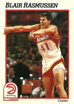 #336 Blair Rasmussen - Atlanta Hawks - 1991-92 Hoops Basketball